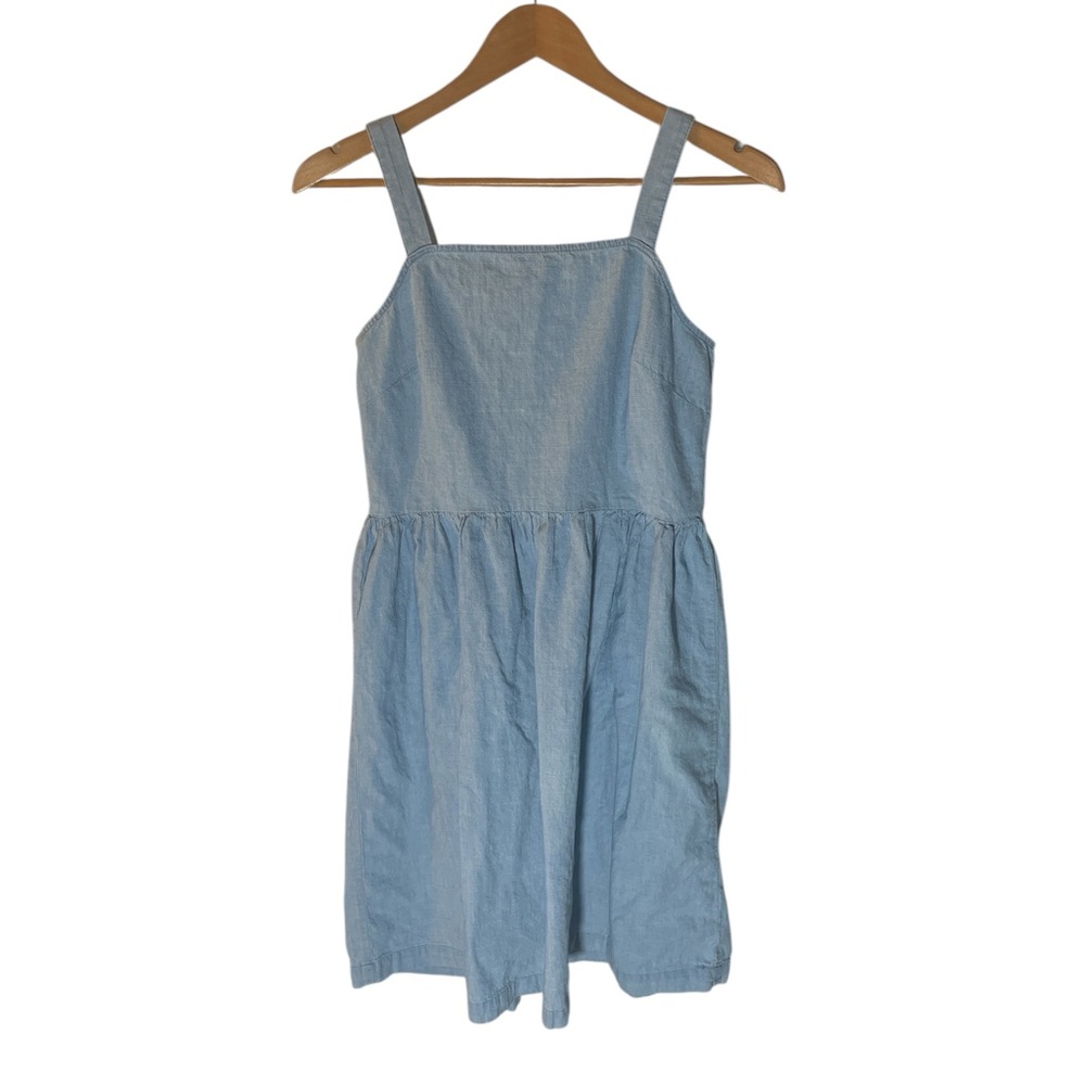 H9- J. By J.Crew Light Blue Casual Summer Dress